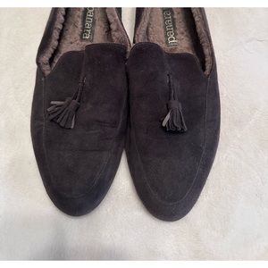 Panara shearling suede loafer